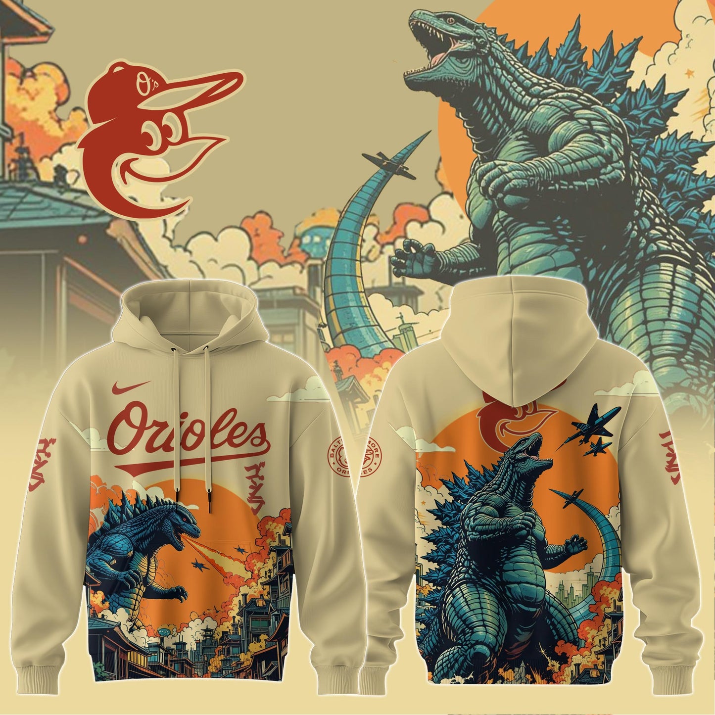 BAL Special Godzilla Limited Edition Hoodie