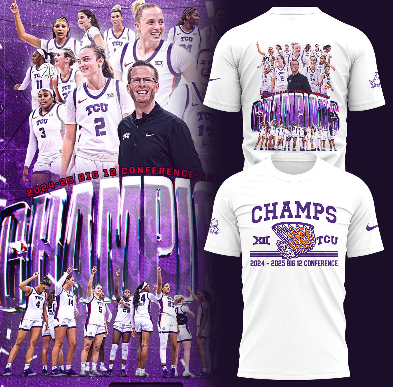 BIG 12 CHAMPIONS!!! limited edition shirt-PA03032506