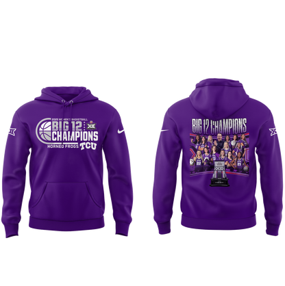 TCU Horned Frogs Women’s Basketball Limited Tournament Champions 2025 Hoodie-PA03102510