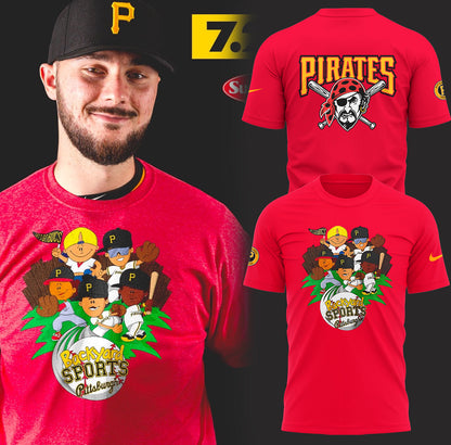 Pittsburgh Pirates x Firefighter Appreciation Night TShirt