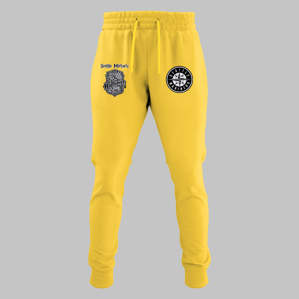 Seattle Mariners x Harry Potter Night Hufflepuff House Hoodie