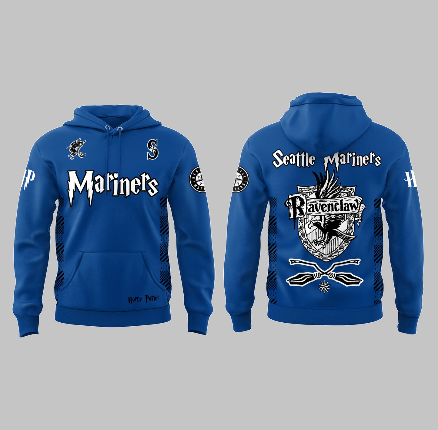 Seattle Mariners x Harry Potter Night Ravenclaw House Hoodie