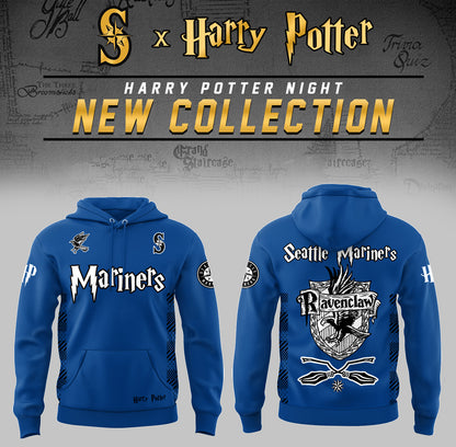 Seattle Mariners x Harry Potter Night Ravenclaw House Hoodie