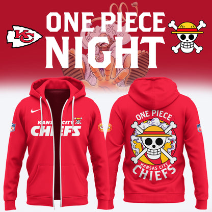 OnePiece x Chiefs Limited Edition ZipHoodie