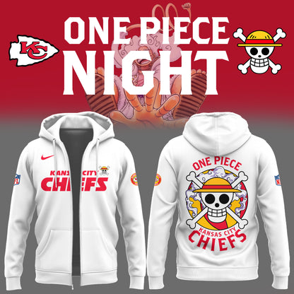 OnePiece x Chiefs Limited Edition ZipHoodie