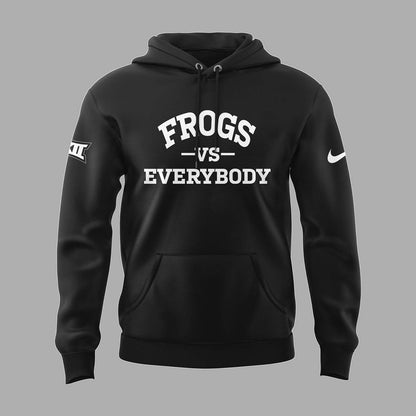 Special New “Frogs vs Everyody” TCU Women’s Basketball Hoodie-PU022525504