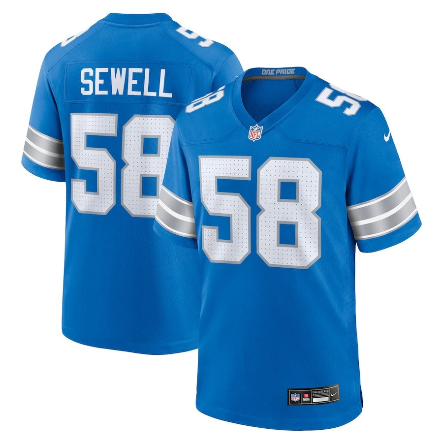 Penei Sewell Lions Team 2025 Limited Football Pro Jersey