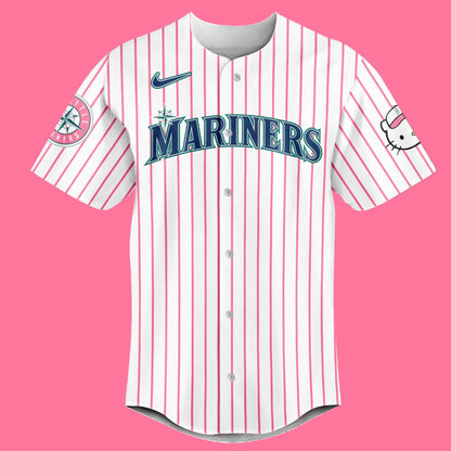 Seattle Mariners Hello Kitty Night Baseball Jersey