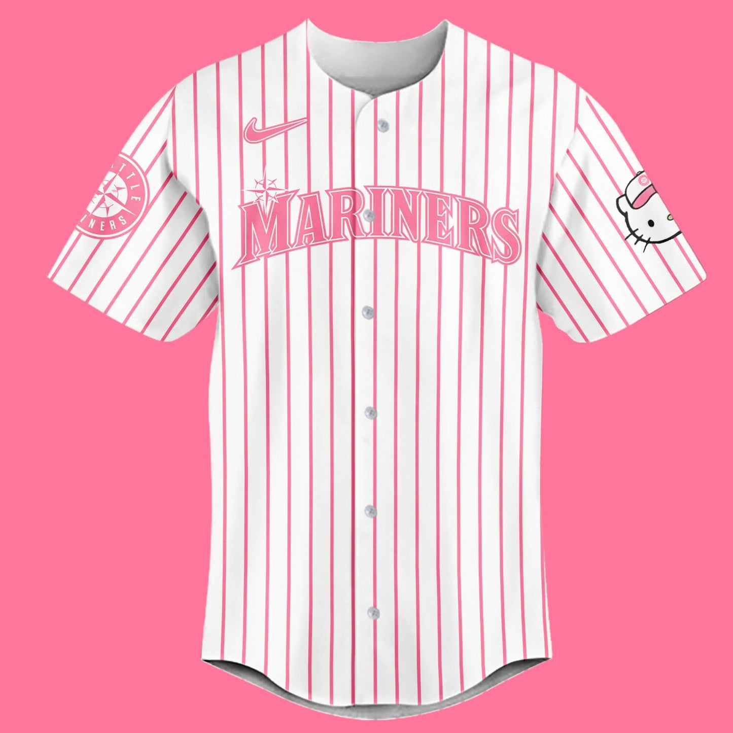 Seattle Mariners Hello Kitty Night Baseball Jersey