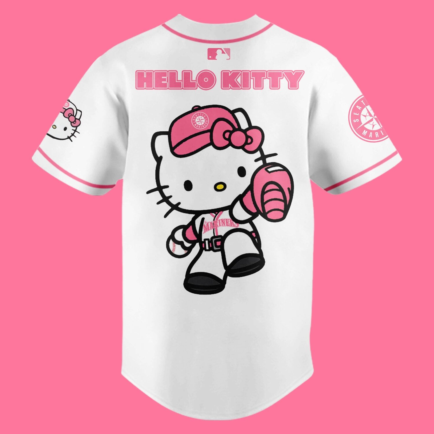 Seattle Mariners Hello Kitty Night Baseball Jersey