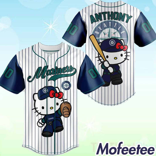 Seattle Mariners Hello Kitty Night Baseball Jersey