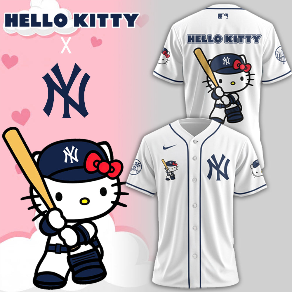 New York Yankees 2025 Limited Yankees x Hello Kitty Baseball Jersey