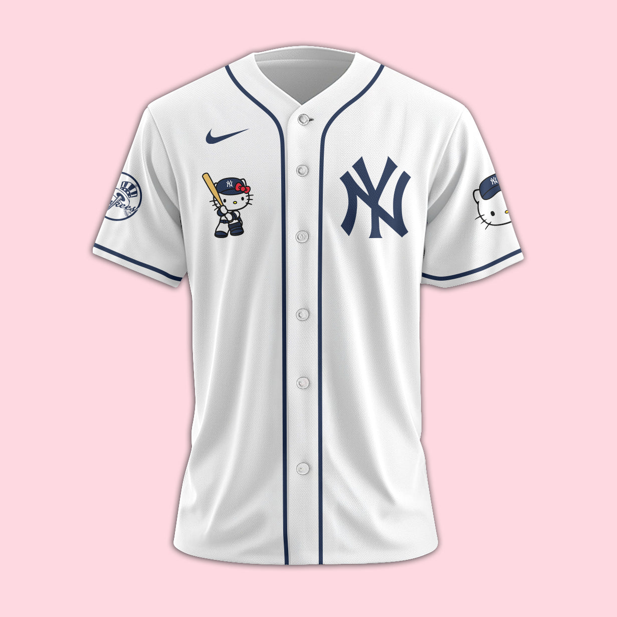 New York Yankees 2025 Limited Yankees x Hello Kitty Baseball Jersey