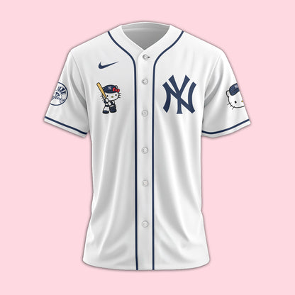 New York Yankees 2025 Limited Yankees x Hello Kitty Baseball Jersey