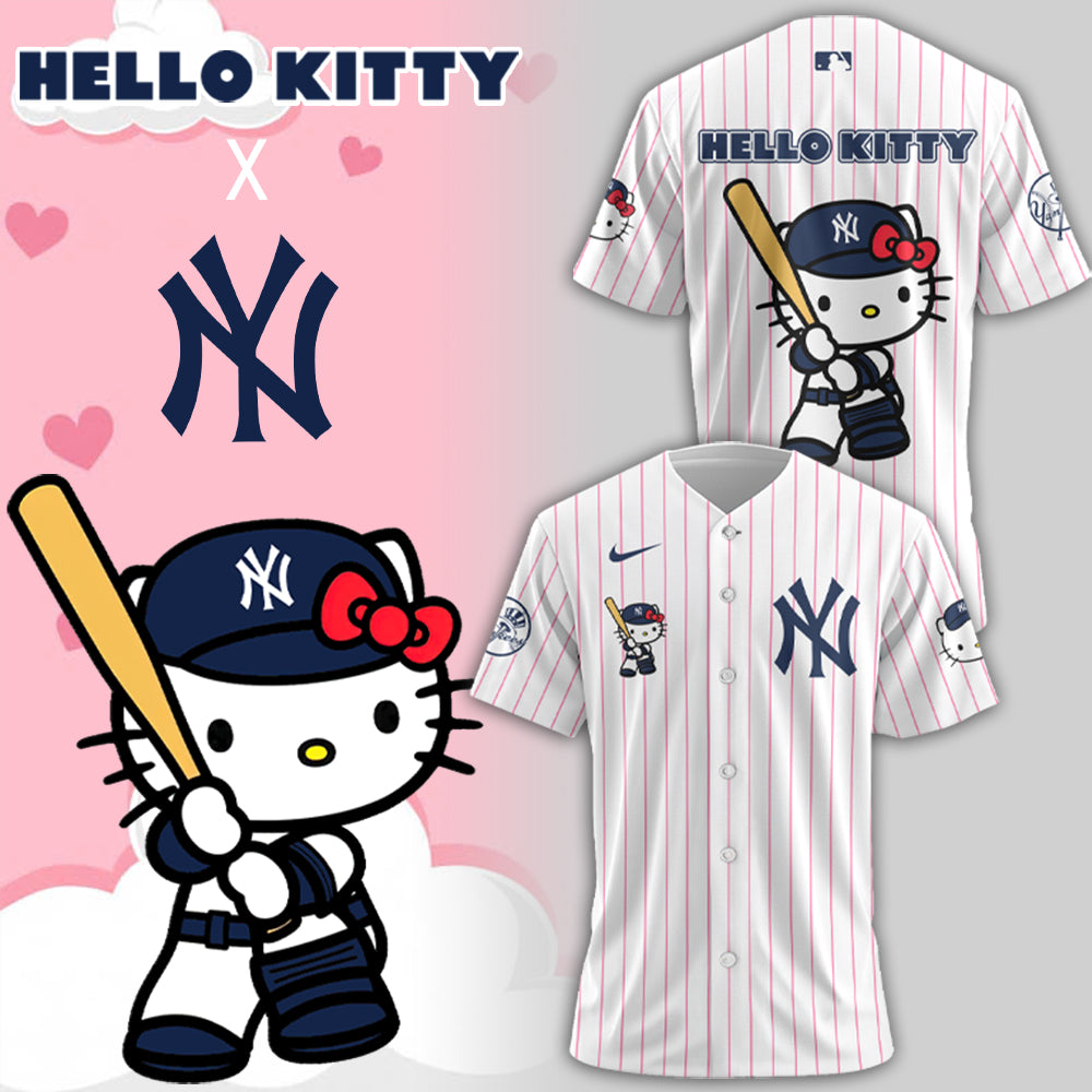 New York Yankees 2025 Limited Yankees x Hello Kitty Baseball Jersey