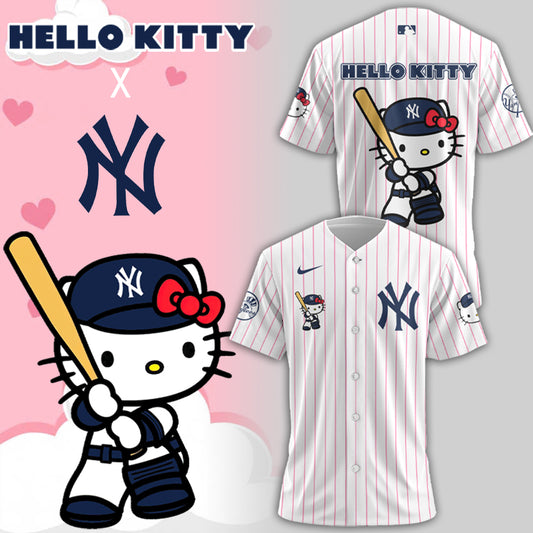 New York Yankees 2025 Limited Yankees x Hello Kitty Baseball Jersey