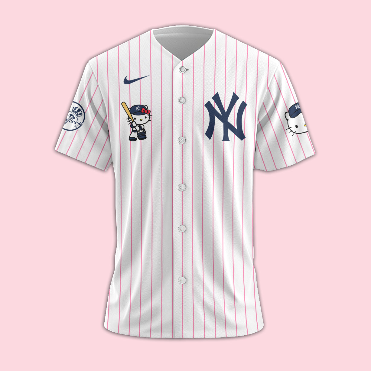 New York Yankees 2025 Limited Yankees x Hello Kitty Baseball Jersey