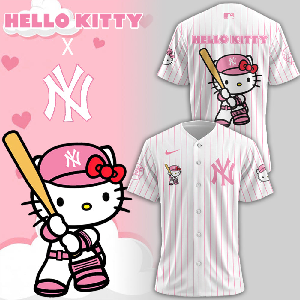 New York Yankees 2025 Limited Yankees x Hello Kitty Baseball Jersey