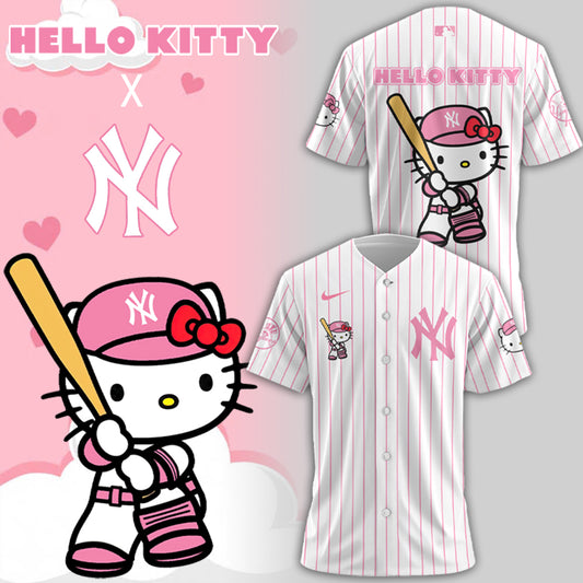 New York Yankees 2025 Limited Yankees x Hello Kitty Baseball Jersey