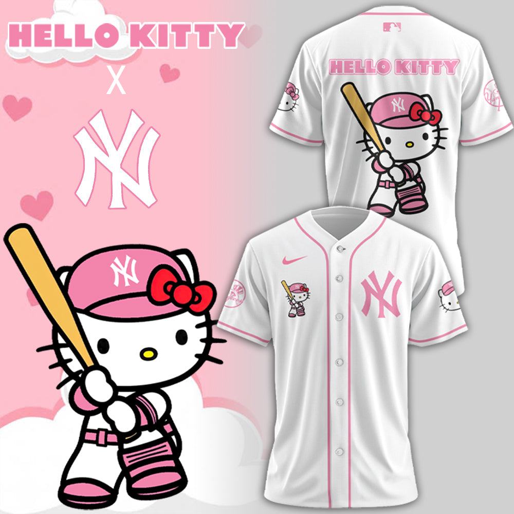 New York Yankees 2025 Limited Yankees x Hello Kitty Baseball Jersey
