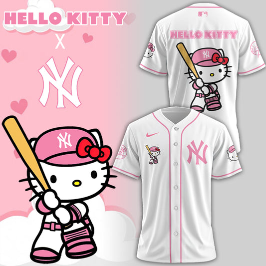 New York Yankees 2025 Limited Yankees x Hello Kitty Baseball Jersey