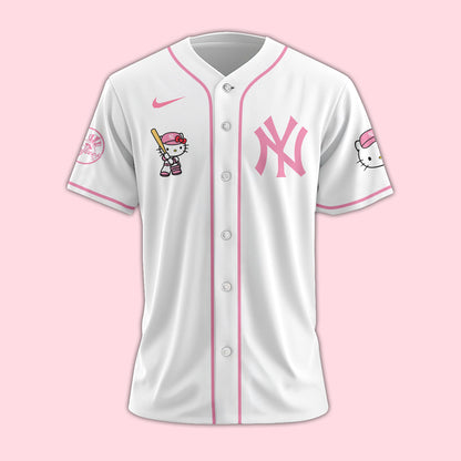 New York Yankees 2025 Limited Yankees x Hello Kitty Baseball Jersey