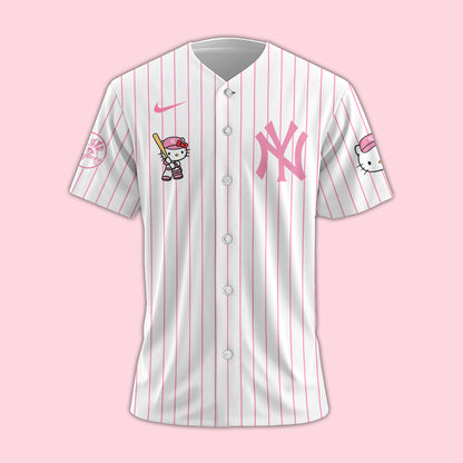New York Yankees 2025 Limited Yankees x Hello Kitty Custom Baseball Jersey