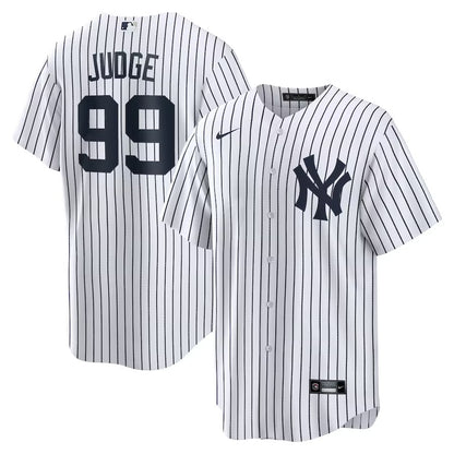 New York Yankees Aaron Judge White Home Replica Player Name Baseball Jersey