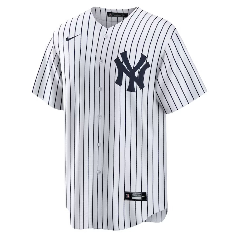 New York Yankees Aaron Judge White Home Replica Player Name Baseball Jersey