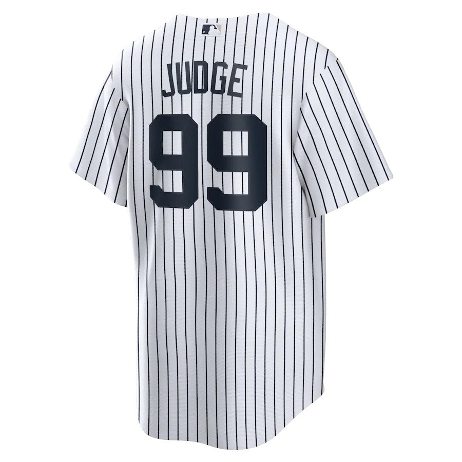 New York Yankees Aaron Judge White Home Replica Player Name Baseball Jersey