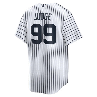 New York Yankees Aaron Judge White Home Replica Player Name Baseball Jersey
