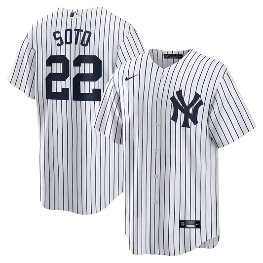 New York Yankees Juan Soto White Home Replica Player Baseball Jersey