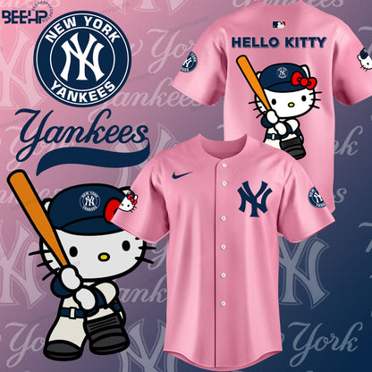 New York Yankees 2025 Limited Yankees x Hello Kitty Baseball Jersey