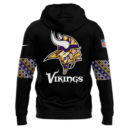 Premium Minnesota Vikings Merch - Vikings 2025 Native American Heritage Month Premium Limited Hoodie - Gear Up For Game Day