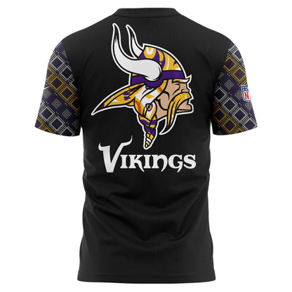 Premium Minnesota Vikings Merch - Vikings 2025 Native American Heritage Month Premium Limited T-Shirt - Gear Up For Game Day