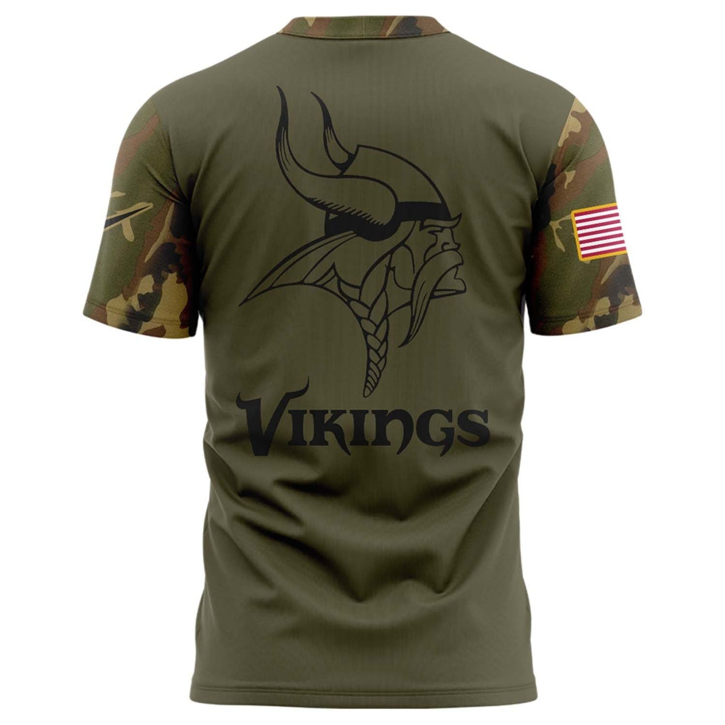 Premium Minnesota Vikings Merch - Limited Edition Salute to Service T-Shirt - Gear Up For Game Day