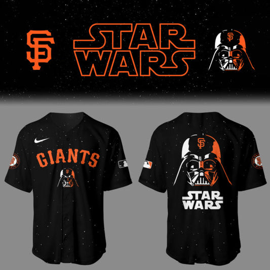 San Francisco Giants Baseball Jersey Stars Wars SFG06