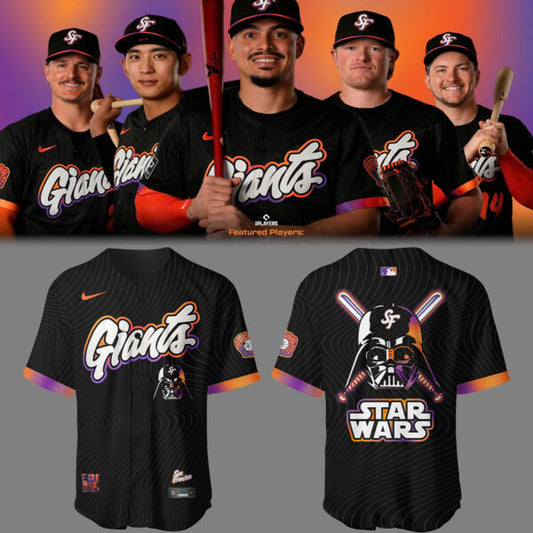 San Francisco Giants Baseball Jersey City Connect 2.0 x Stars Wars SFG04