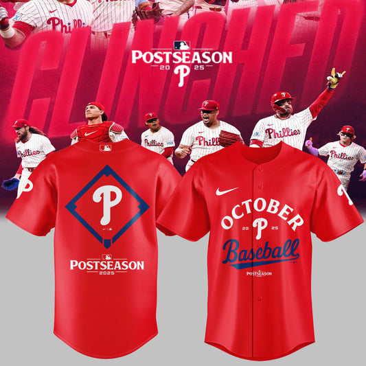_ Philadelphia Phillies Baseball Jersey - 2025 October ready POSTSEASON