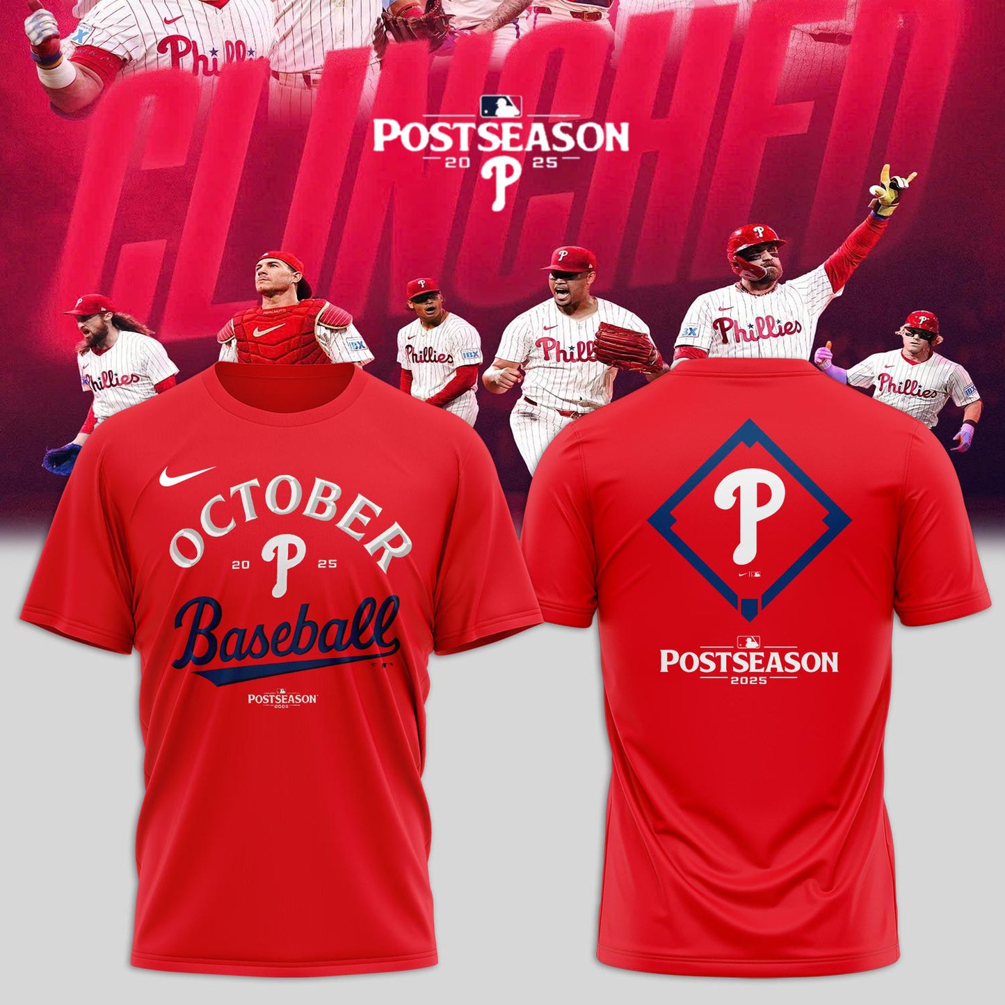 _ Philadelphia Phillies T-Shirt - 2025 October ready POSTSEASON