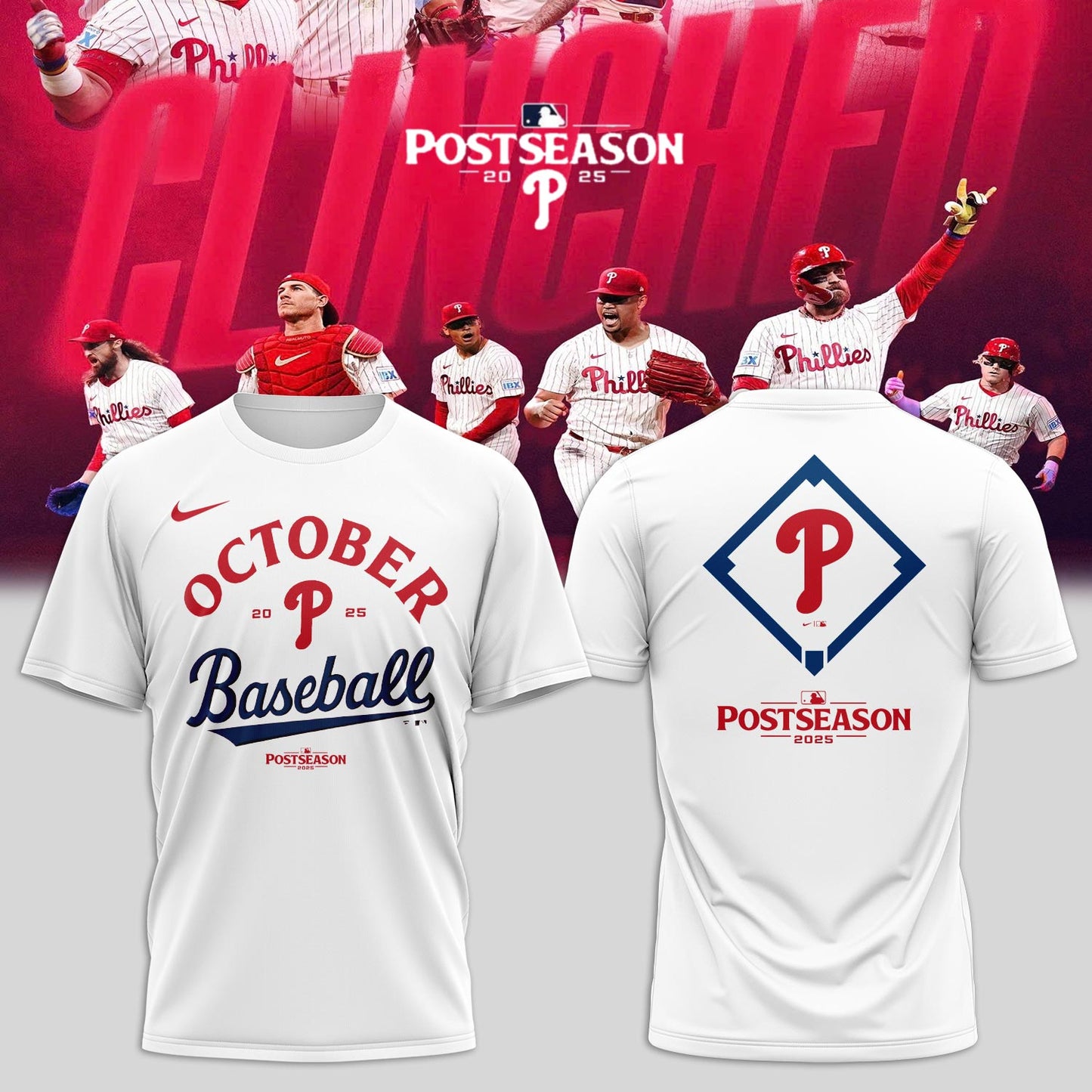 _ Philadelphia Phillies T-Shirt - 2025 October ready POSTSEASON