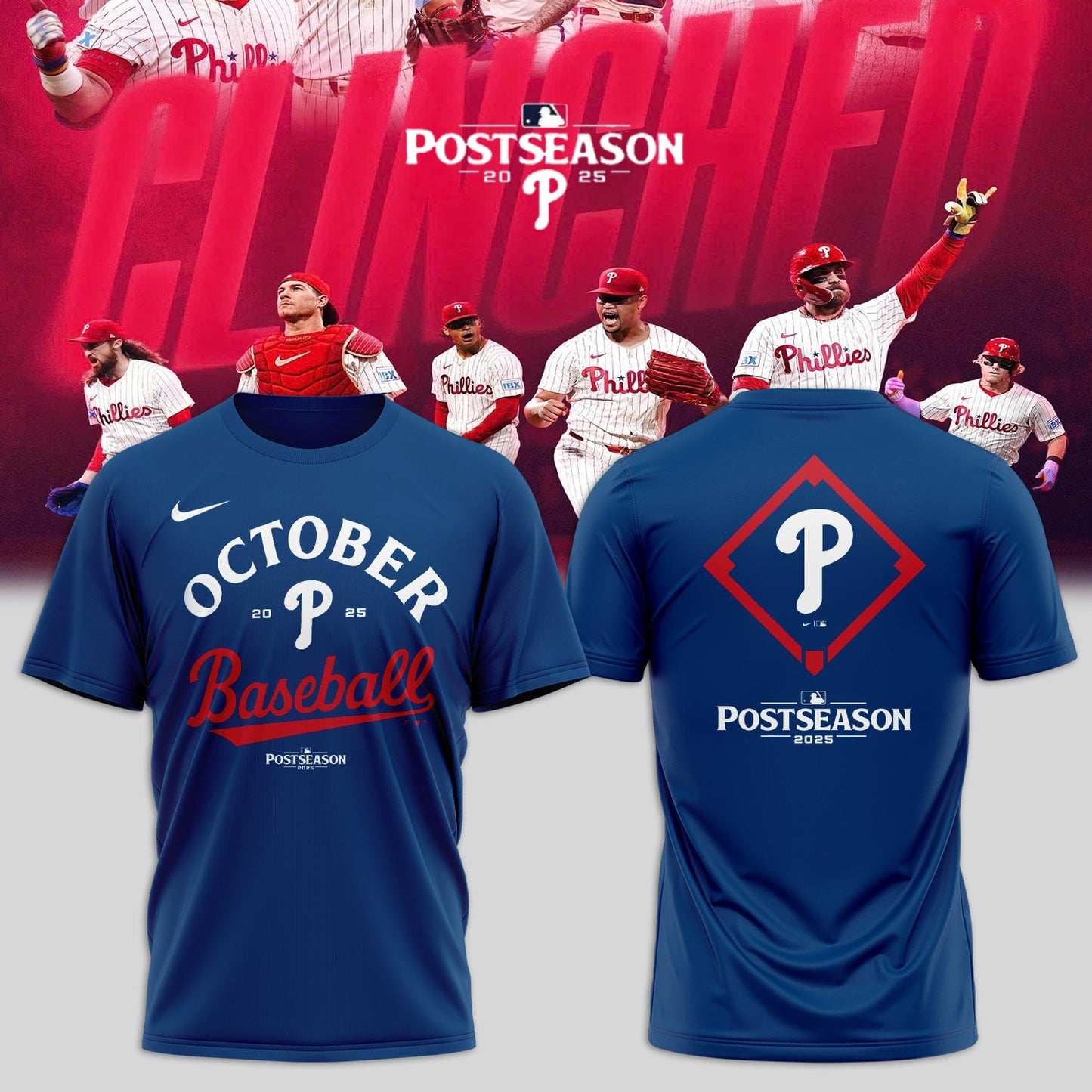 _ Philadelphia Phillies T-Shirt - 2025 October ready POSTSEASON