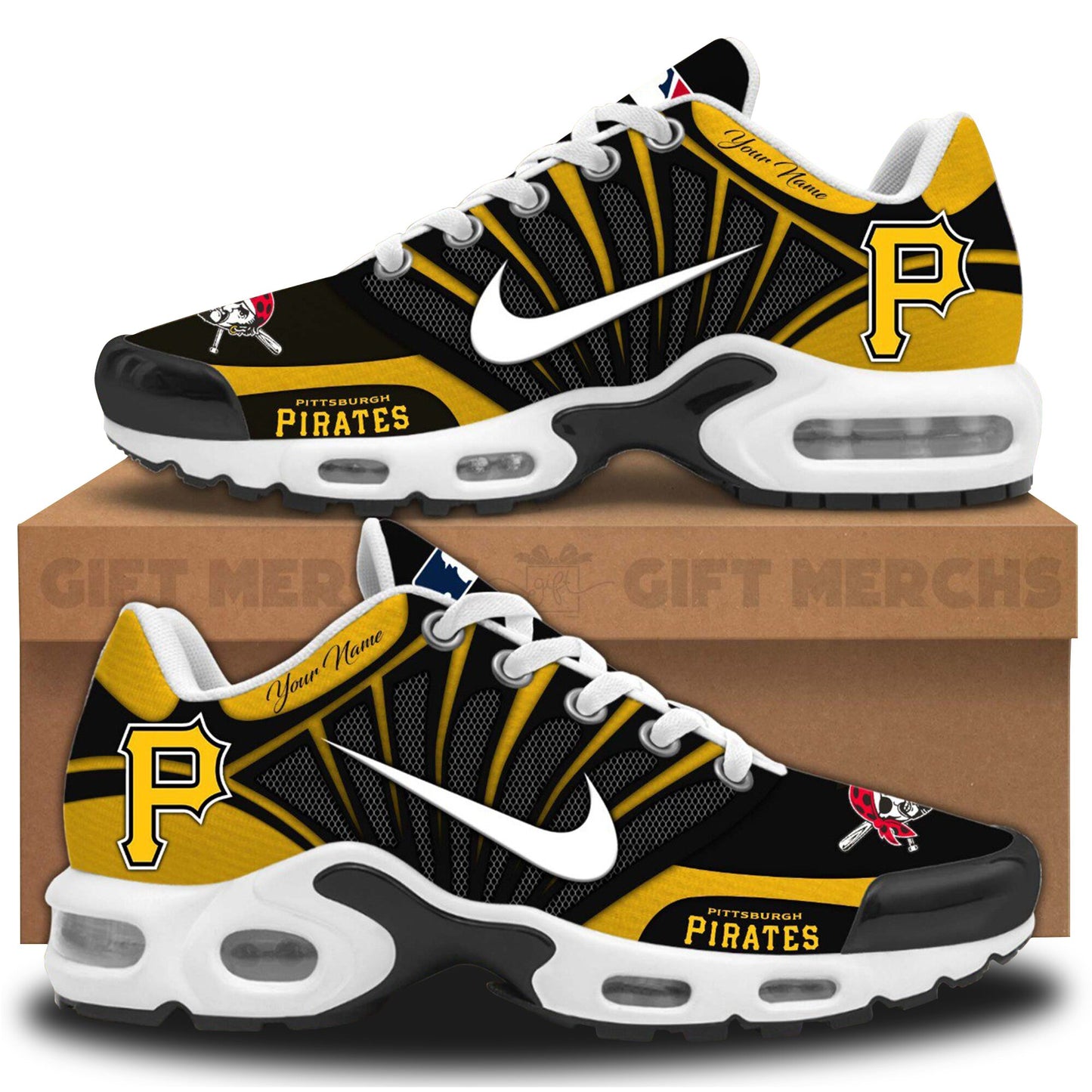 Pittsburgh Pirates Customized Sport Shoes PT66032
