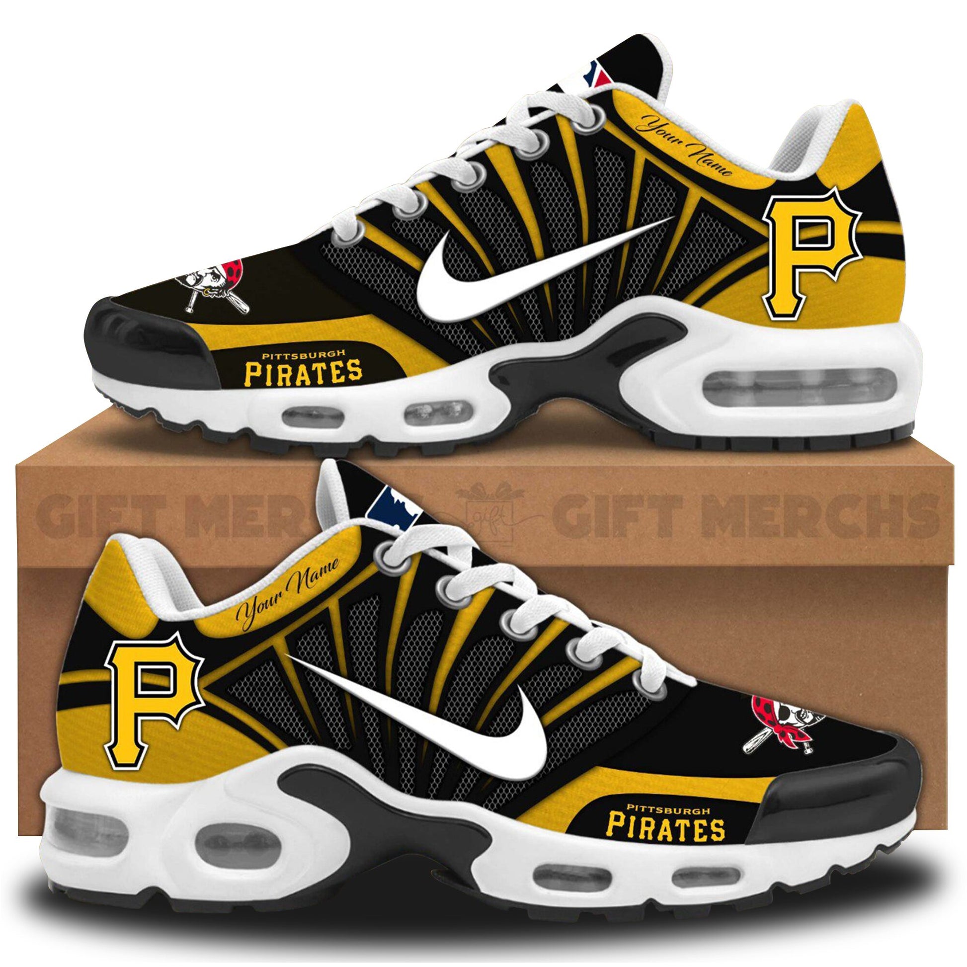 Pittsburgh Pirates Customized Sport Shoes PT66032