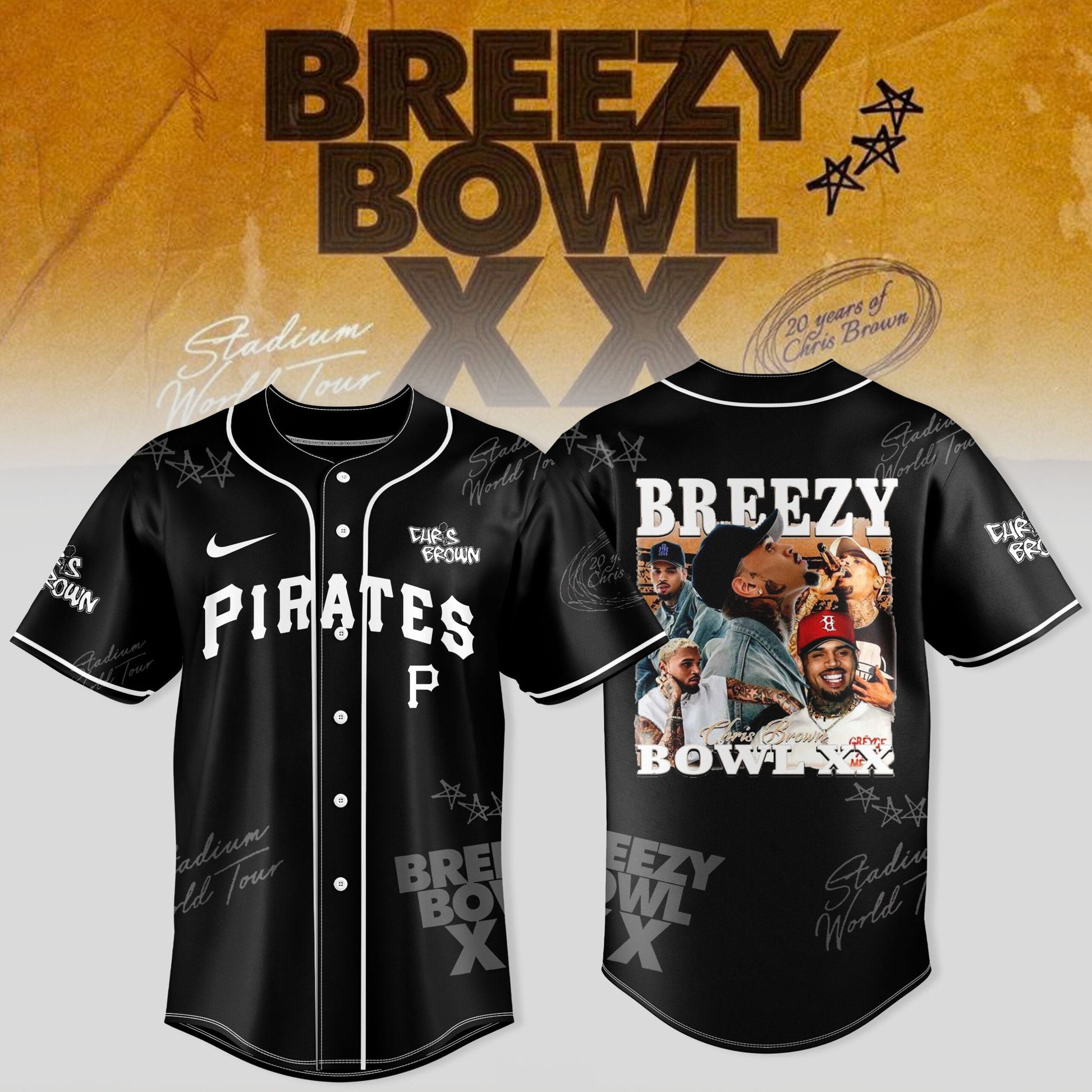 Pittsburgh Pirates x Breezy Bowl XX World Tour Jersey