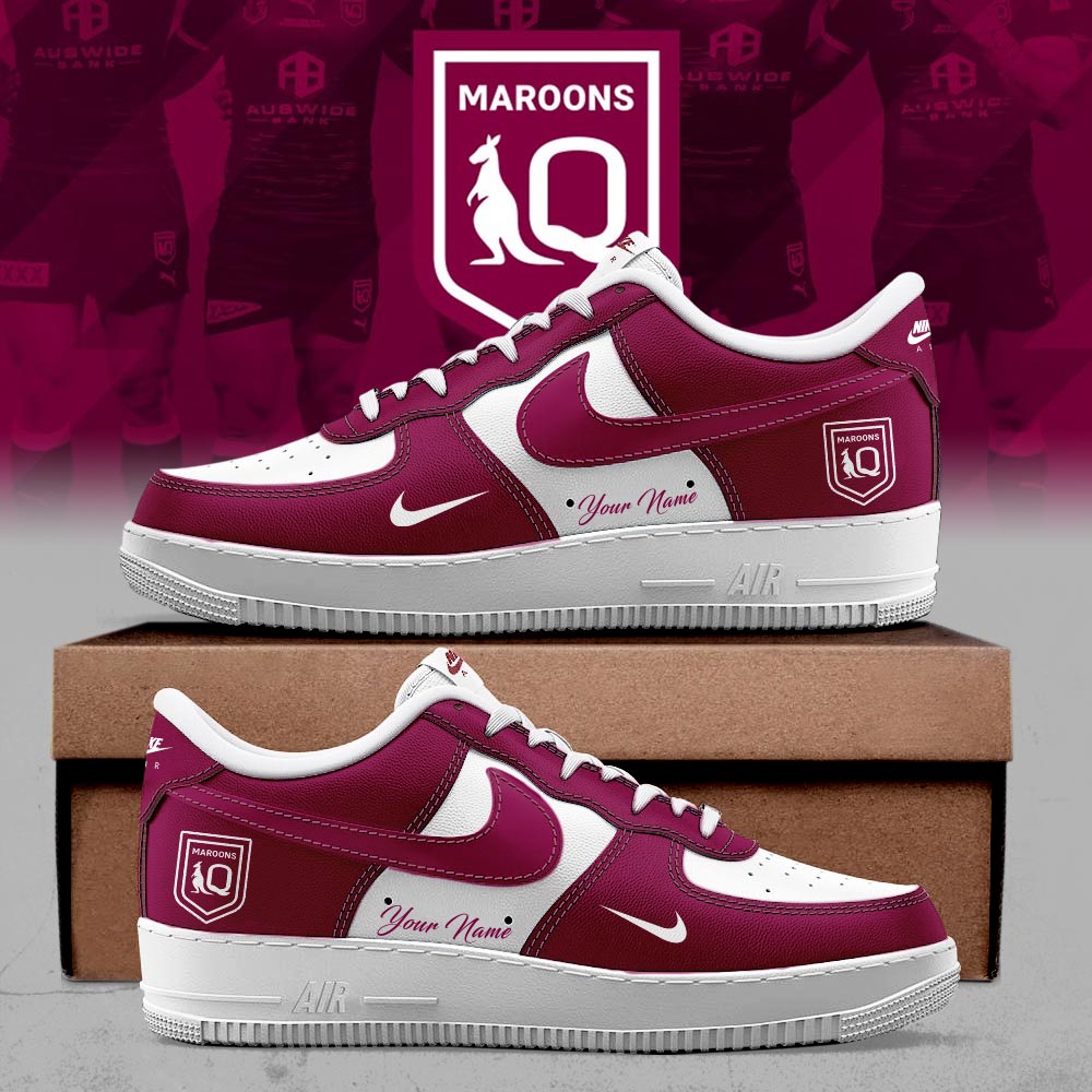 Queensland Maroons Limited Personalized AF1 Shoes