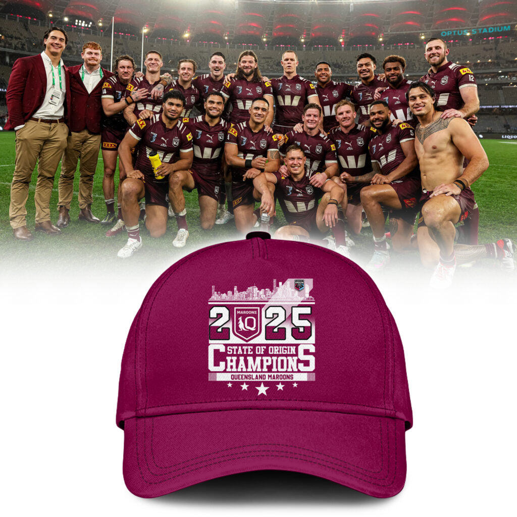 Queensland Maroons 2025 State Of Origin Champions Limited Hoodie