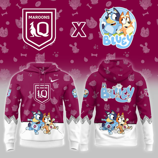 Queensland Maroons 2025 Bluey Bingo Limited Hoodie