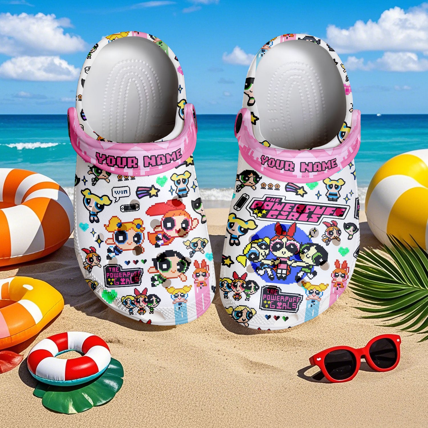 The Powerpuff Girls Crocs Crocband Clogs Shoes Comfortable For Men Women