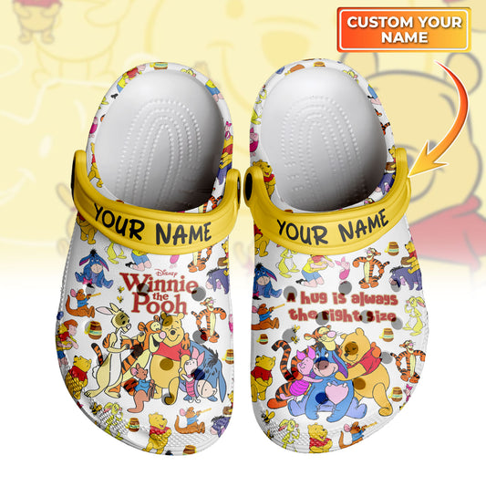 Winnie The Pooh Crocs Crocband Clogs Shoes Comfortable For Men Women